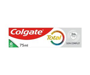 COLGATE - Dentifrice Colgate Total Soin Complet - Répare - Revitalise - Rafraîchit - Défense antibactérienne renforcée pendant 24h