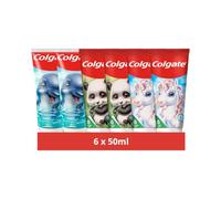 Colgate - Dentifrice Enfants Kids Animals - Dentifrice au Fluor - 6 ans et Plus - 50 ml - Visuel aléatoire - Lot de 6