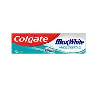 COLGATE - Dentifrice Max Cristaux White Blancheur - Pour Des Dents Plus Blanches Et Une Haleine Durablement Fraîche - Élimine La Plaque Dentaire Et Les Taches À La Surface Des Dents