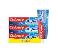 Colgate - Dentifrice Max Fresh Cristaux Fraîcheur - Haleine Fraîche - Tube Recyclable - Lot de 3 Tubes de 75mL