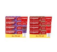 Colgate - Dentifrice Max White - Antitaches Café & Violet - 75ml - Lot de 8