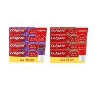 Colgate - Dentifrice Max White - Café & Violet - 75ml - Lot de 8