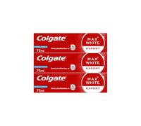 Colgate - Dentifrice Max White Expert Protection Sensibilité - Blanchiment pour Dents Sensibles - 75ml - Lot de 3