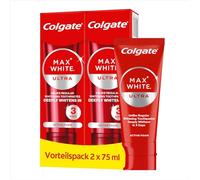 Colgate Dentifrice Max White Ultra Active Foam - Pour des dents plus | Dentifrice avec effet oxygène absorbant, élimine les taches superficielles et profondes, sans danger pour l'émail des dents