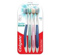 Colgate Gentle Enamel Lot de 4 brosses à dents manuelles pour adulte Multicolore