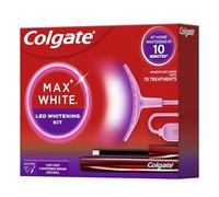 COLGATE - Kit Blanchiment Dentaire Max White - Élimine 20 Ans de Taches - 2 Sérums + 1 LED Kit