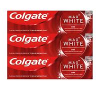 Colgate - Kit de Dentifrice Max White blancheur, 3 x 75 ml