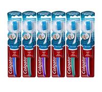 Colgate Lot de 6 brosses à dents ultra compactes, ultra douces (couleurs variables)