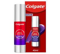 Colgate Max White Purple Sérum de blanchiment des dents lilas 40 ml, éclaircit instantanément les dents, formule double active pour une correction instantanée de la couleur et des résultats