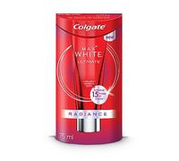 Colgate Max White Ultimate Radiance Whitening Toothpaste 75ml | Blanchit instantanément les dents | Blanchiment l'émail quotidien en toute sécurité | double action correcte (l'emballage peut varier)