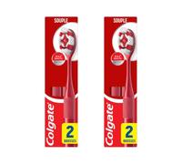 Colgate® MaxWhite Ultra - 4 Brosse à dents | Élimine taches de surfaces | Brins infusés au charbon - Conçue pour éliminer les taches en surface