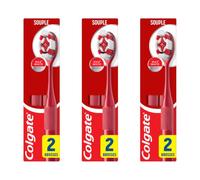 Colgate® MaxWhite Ultra - 6 Brosse à dents | Élimine taches de surfaces | Brins infusés au charbon - Conçue pour éliminer les taches en surface