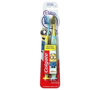 Colgate Lot de 2 brosses à dents pour enfants avec ventouse, extra douce - Minions