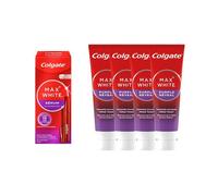 Colgate - Pack Blancheur - Max White Purple Reveal - Lot de 4x75ml - Sérum blancheur Max White - 2,5ml
