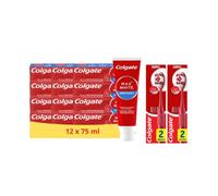 Colgate - Pack MaxWhite Instant 12x75ml + Duopack Brosses à dents Ultra x2