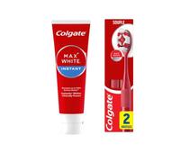 Colgate - Pack Maxwhite Instant - 75ml + Duopack Brosses à dents Ultra