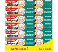 Colgate TONIGENCYL - Dentifrice Expert Plus Sensibilité - Protège les Gencives - Aide à Soulager les Dents Sensibles - Lot de 12 Tubes de Dentifrice de 75mL