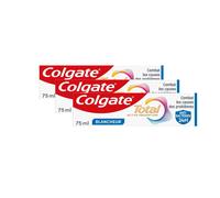 Colgate Total Active Prevention Shine Toothpaste 75 ml - Pack of 3 (3 x 75ml = 3 tubes)