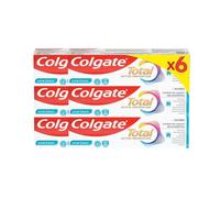 COLGATE - Total Active Prévention Soin Émail Dentifrice 24h - Protège l'émail - 6x75ml