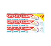 Colgate - Total Active Prévention Soin Émail Dentifrice 24h - Protège l'émail - 9x75ml