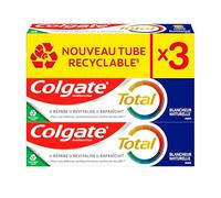 Lot de 3 dentifrices Colgate Total Blancheur Naturelle