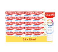 Colgate - Total Prévention Dentifrice 24h Active Blancheur Naturelle - Réduit les taches de surface - 24x75ml