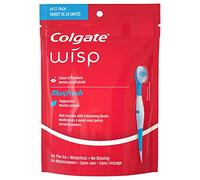 Colgate Wisp Max Fresh Lot de 2 mini brosses portatives Vert menthe poivrée