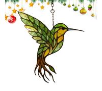 Colibri | 2D acrylique avec texture arboricole, trapèze de colibri, 20 cm, pour jardin, scène, Noël, chambre, porte d'entrée, patio