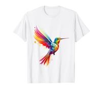 Colibri Animal Fantastique Zoo Coloré Abstrait Colibri T-Shirt
