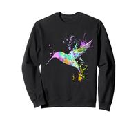 Colibri Art coloré Amoureux des Oiseaux Nature Sauvage Sweatshirt