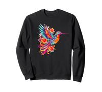 Colibri Cadeau Oiseau Fleur coloré Faune Sauvage Sweatshirt
