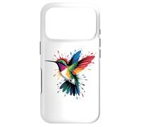 Colibri Coloré Couleurs Nature Monde Animal Art Oiseaux Coque pour iPhone 17 Pro