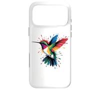 Colibri Coloré Couleurs Nature Monde Animal Art Oiseaux Coque pour iPhone 17 Pro Max