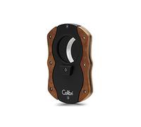 Colibri Coupe cigares Cut|Double Guillotine| Noir et Accents Bois|Déclenchement Lames à Ressort|jauge jusqu'à 62 Anneaux| Conception Ergonomique |livré dans Une boîte-Cadeau