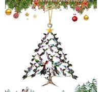 Colibri Décoration de Noël - Colibri Acrylique - 2D Acrylique - Pendentif Mural Souvenir - Pour chambre à coucher, terrasse, jardin, balcon, porte, cuisine