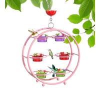 Colibri en métal pour extérieur - Pour oiseaux sauvages avec ports à plusieurs niveaux | stations d'alimentation pour jardin et extérieur