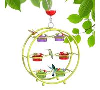 Colibri en métal pour mangeoire d'extérieur pour colibri | Pour bourdonnement à l'épreuve des abeilles, saisons d'alimentation exquises pour colibri, jardin de décoration de patio