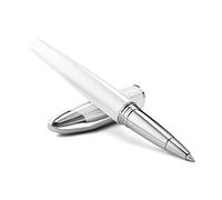 Colibri Equinox Stylo roller | Finition chrome poli | Stylo de luxe |Pince à ressort | Livré dans une jolie boîte cadeau pour hommes et femmes