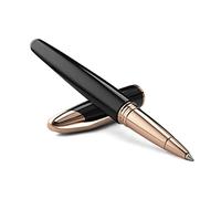 Colibri Equinox Stylo roller | Finition chrome poli | Stylo de luxe |Pince à ressort | Livré dans une jolie boîte cadeau pour hommes et femmes