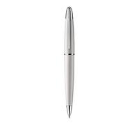 Colibri Equinox Twist Stylo à bille |Laque blanche métallique et finition chromée | Stylo de luxe | Pince à ressort | Livré dans une jolie boîte cadeau pour hommes et femmes