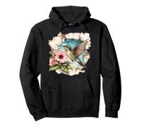 Colibri Fleurs Oiseau Colibri Sweat à Capuche