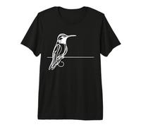 Colibri Linéaire Observateur d'oiseaux T-Shirt Haut de Gamme