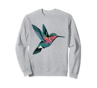Colibri Mandala Amoureux des Oiseaux indigènes First American Tribal Sweatshirt