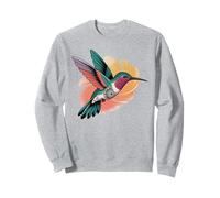 Colibri Mandala Amoureux des Oiseaux indigènes First American Tribal Sweatshirt