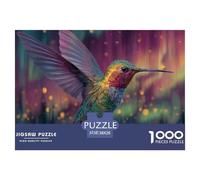 Colibri Puzzle 1000 Pièces Animal Sauvage - Qualité Premium, Pièces Épaisses, Moment Détente pour Adultes & Ados, Poster Inclus, Boîte Cadeau, Format 38x26cm/1000pcs