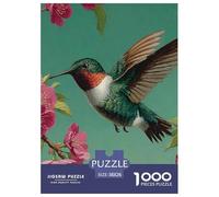 Colibri Puzzle 1000 Pièces Oiseaux - Moment Zen, Jeu Créatif, Défi Cérébral pour Adultes, Packaging Décoratif, 38x26cm/1000pcs