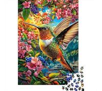Colibri Puzzle 1000 Pièces pour Adults Et Enfants, Jeu De Défi Intellectuel Puzzles38x26cm/1000pcs
