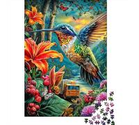 Colibri Puzzle 1000 Pièces, Puzzles Difficiles, Adaptés Aux Adultes Et Aux Enfants, Jeu De Défi Intellectuel 52x38cm/1000pcs