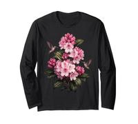 Colibri Rhododendron Floral Rose Botanique Jardin Manche Longue