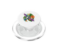 Colibri se Tourne à côté d'une grappe de Fleurs Sauvages PopSockets PopGrip pour MagSafe
